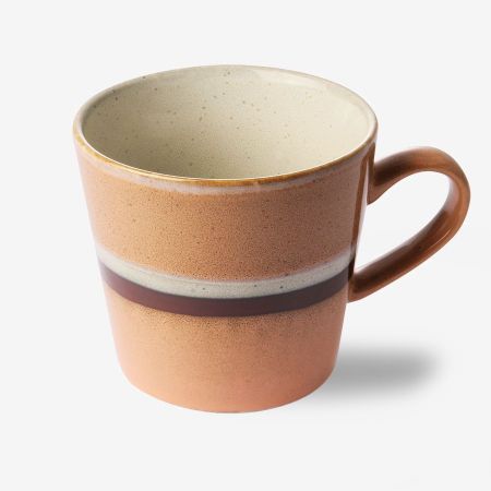 70s ceramics: cappuccino mug, stream - afbeelding 2