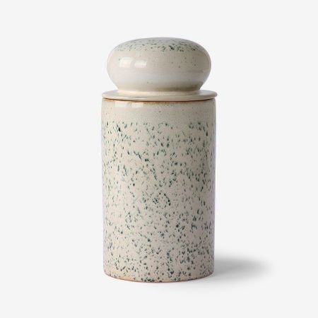 70s ceramics: storage jar, hail - afbeelding 1