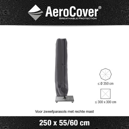 Free-arm parasol cover H250x55/60 - afbeelding 3