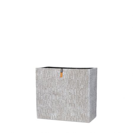 Bak envelop hoog  Stone 14x26x24 ivoor