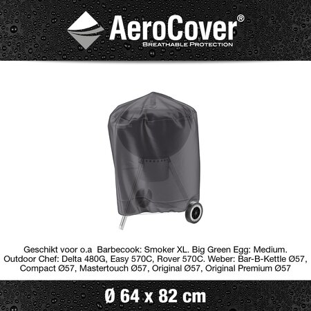 AeroCover BBQ Beschermhoes Ø 57 cm - afbeelding 3