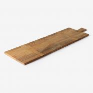 bread board reclaimed teak square L - afbeelding 2