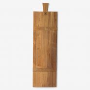 bread board reclaimed teak square L - afbeelding 1