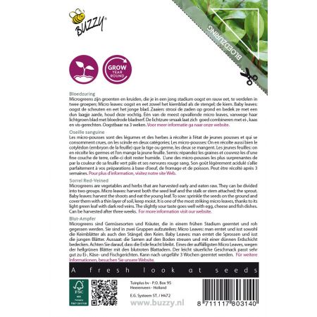 Buzzy® Microgreens, Bloedzuring - afbeelding 2