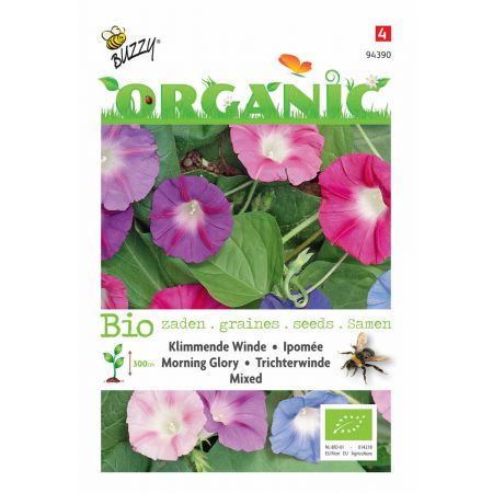 Buzzy® Organic Ipomoea, Klimmende Winde gemengd  (BIO) - afbeelding 1