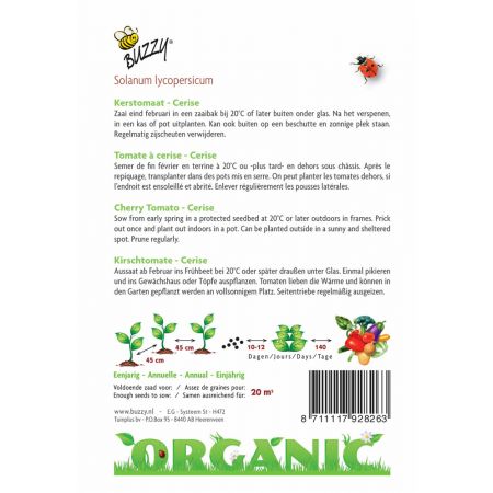 Buzzy® Organic Kerstomaten Cerise  (BIO) - afbeelding 2