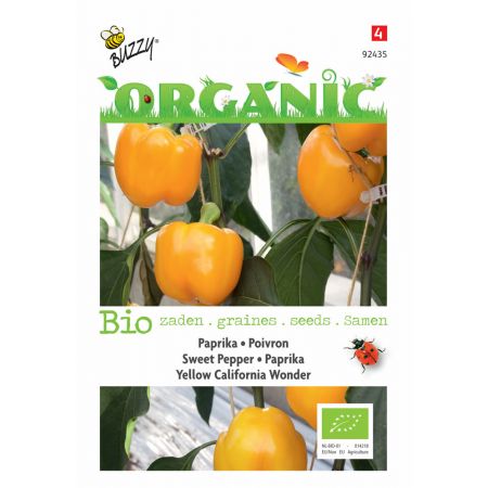 Buzzy® Organic Paprika Yellow California Wonder (BIO) - afbeelding 1