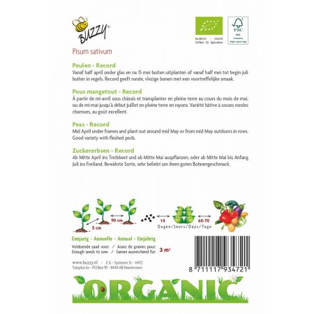 Buzzy® Organic Peulen Record (BIO) - afbeelding 2