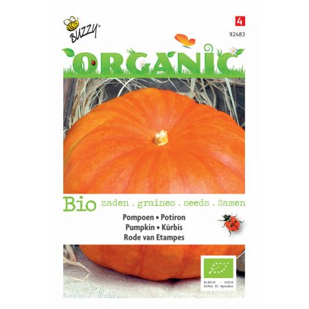 Buzzy® Organic Pompoen Rode van Etampes (BIO) - afbeelding 1