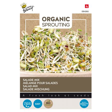 Buzzy® Organic Sprouting Salademengsel  (BIO) - afbeelding 1