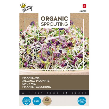 Buzzy® Organic Sprouting Salademengsel pikant (BIO) - afbeelding 1