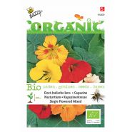 Buzzy® Organic Tropaeolum, Oost-Indische kers enkelbl (BIO) - afbeelding 1