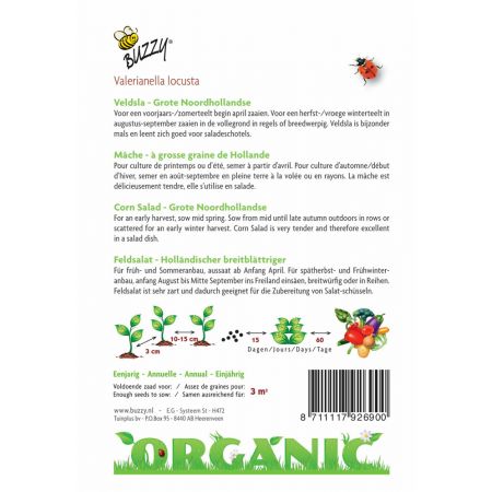 Buzzy® Organic Veldsla Grote Noordhollandse  (BIO) - afbeelding 2