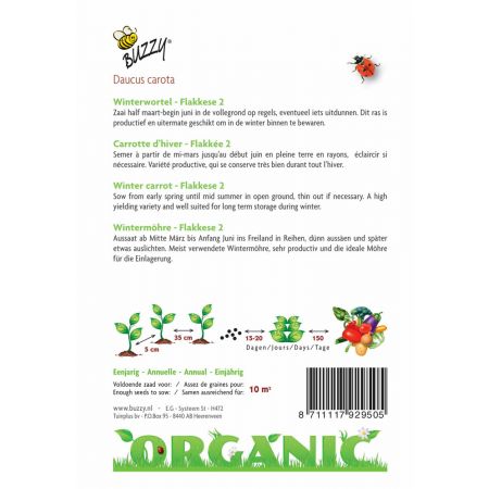 Buzzy® Organic Winterwortelen Flakkese 2 (BIO) - afbeelding 2