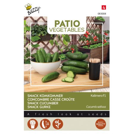 Buzzy® Patio Vegetables, Snackkomkommer Kalimero F1 - afbeelding 1