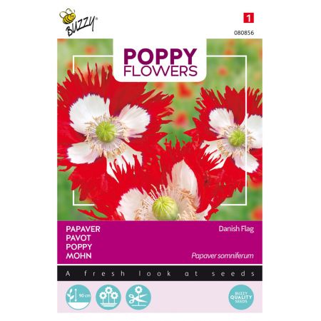 Buzzy® Poppy Flowers, Papaver Deense Vlag - afbeelding 1