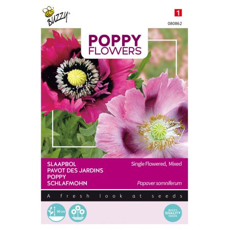 Buzzy® Poppy Flowers, Papaver slaapbol - afbeelding 1