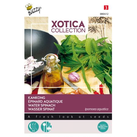 Buzzy® Xotica Kankong, Waterspinazie of Dagoeblad - afbeelding 1