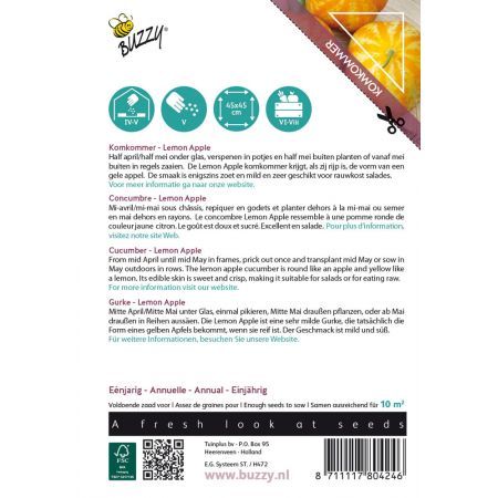 Buzzy® Xotica Komkommer Lemon Apple - afbeelding 2