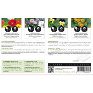 Buzzy® Zaadmatjes Eetbare Bloemen 4 matjes (5) - afbeelding 2