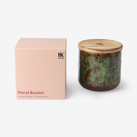 ceramic scented candle: floral boudoir - afbeelding 3