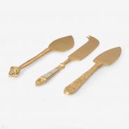 cheese knives gold (set of 3) - afbeelding 2