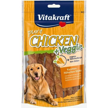 Chicken Veggie Wortel kip stick 80gr