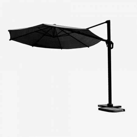 Nesling Coolfit Zweefparasol Ø 3,5m, Antraciet - afbeelding 1