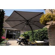 Nesling Coolfit Zweefparasol Ø 3,5m, Antraciet - afbeelding 2