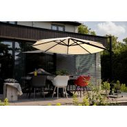 Nesling Coolfit Zweefparasol PLUS 3,0 x 3,0m, Antraciet - afbeelding 2