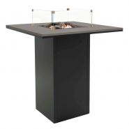 Cosi fires Cosiloft 100 bar table black frame / grey top