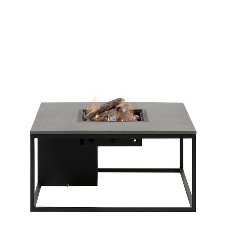 COSILOFT 100x100x47cm black/grey alu top - afbeelding 2