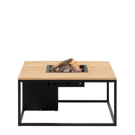 COSILOFT 100x100x47 Black frame/ Teak top - afbeelding 2