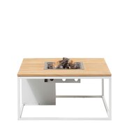 COSILOFT 100x100x47 White/ Teak top - afbeelding 2