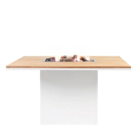 Cosi fires Cosiloft 120 relax dining white frame /  teak top - afbeelding 2