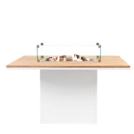 Cosi fires Cosiloft 120 relax dining white frame /  teak top - afbeelding 3