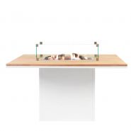 Cosi fires Cosiloft 120 relax dining white frame /  teak top - afbeelding 3