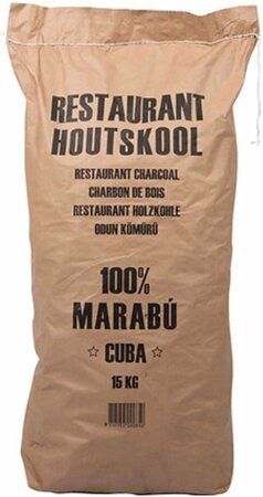 Dammers Marabu houtskool 15kg