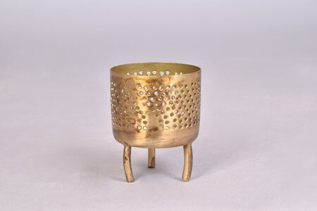 Dobra Metaal Waxine Gold - 6 x 6 x 8 cm