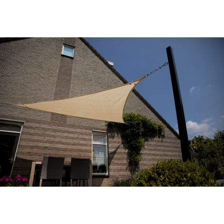 Nesling Dreamsail Driehoek 5,0 x 5,0 x 5,0m, Cream - afbeelding 2