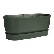 Elho greenville terrace trough 60cm wheels