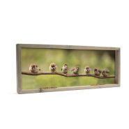 Feedy 7 mussen op tak groen 102x42 (XL)