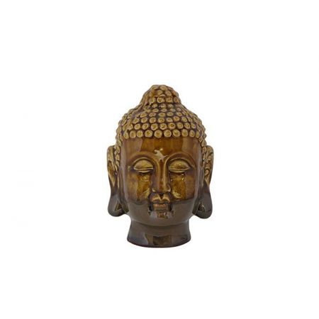 Figuur Buddha Milo geel D10 H18