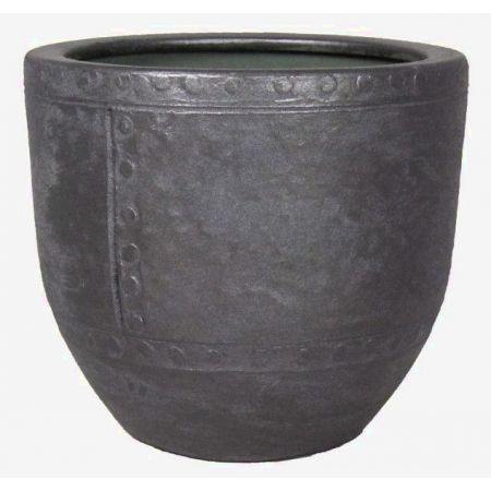 Floran Pot Fien D16 H14 cm Industrieel Zwart