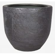 Floran Pot Fien D19 H17 cm Industrieel Zwart