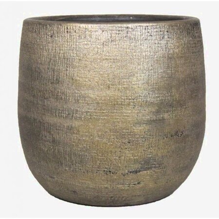 Floran Pot Mira D39 H36 cm Industrieel Goud