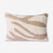 fluffy cushion white/beige (35x55) - afbeelding 1