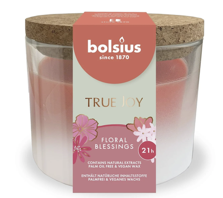 Geurglas met kurk 66/83 True Joy Floral Blessings