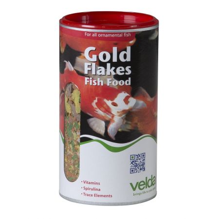 Velda Gold Flakes Fish Food 1250 ml