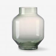 green glass vase L - afbeelding 1